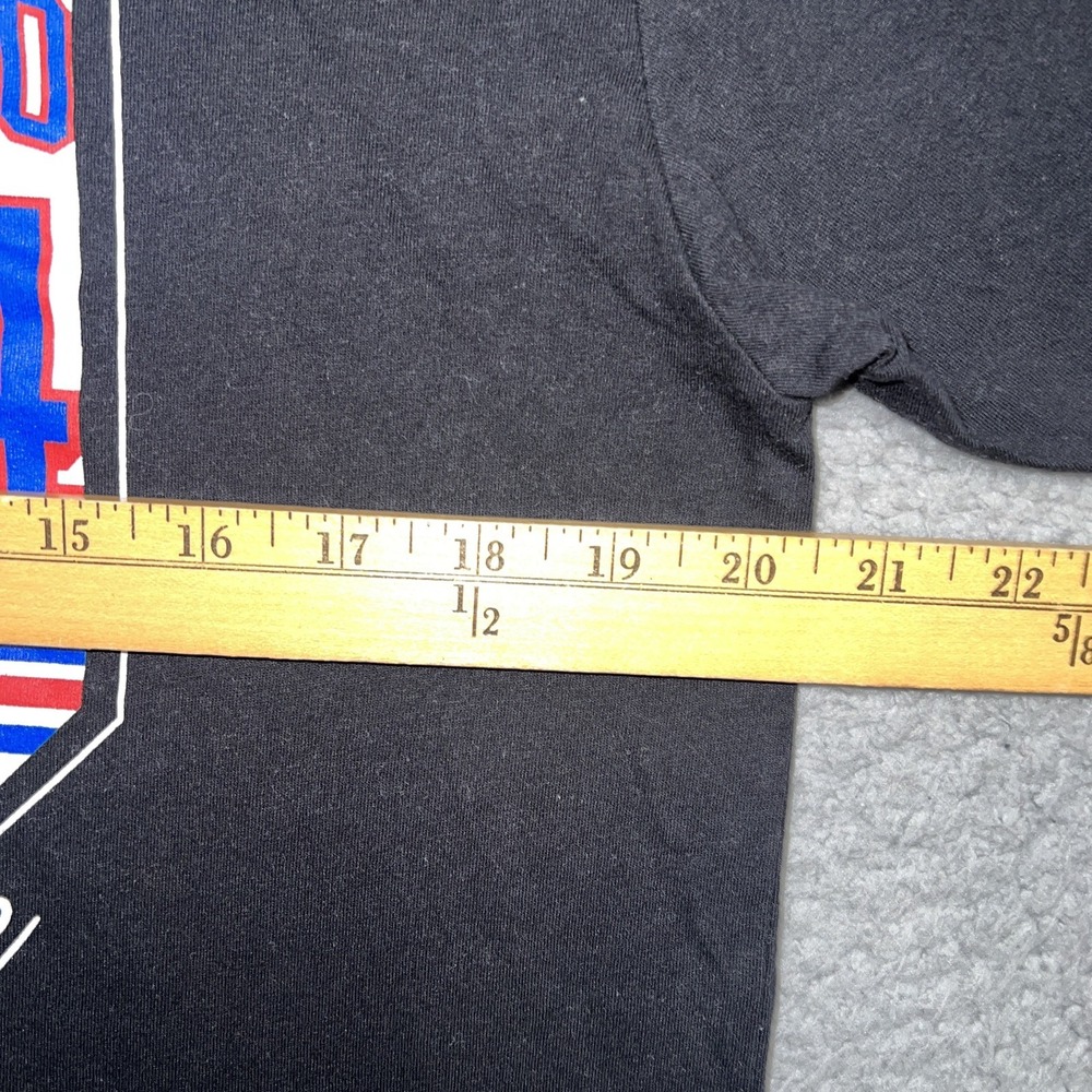 New York‎ Rangers Kid Line T Shirt Men's Sz L Black Lafreniere Chytil Kakko Tee - Picture 5 of 6